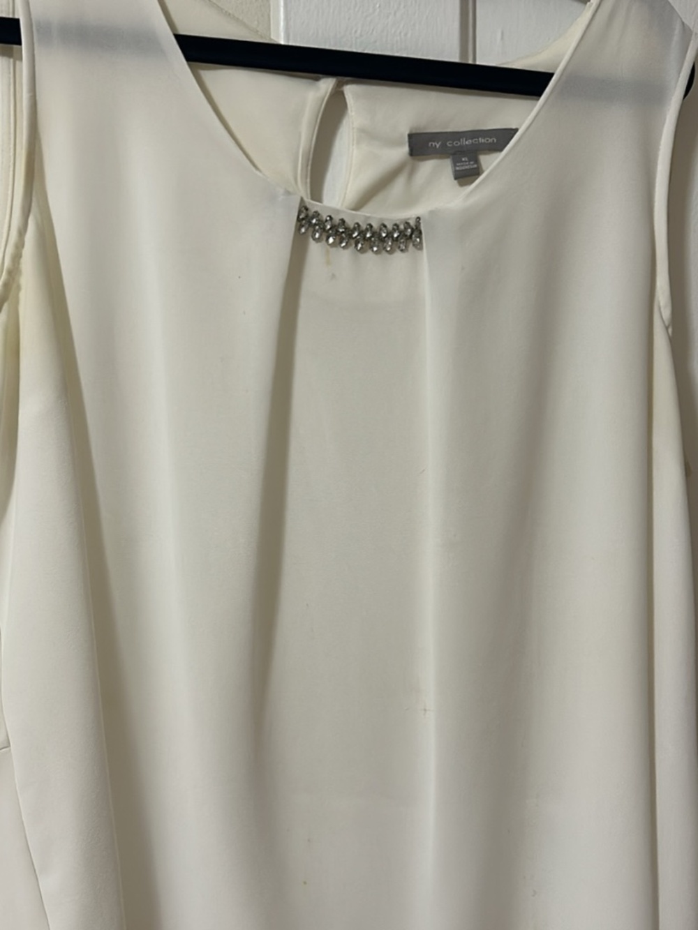 NY Collection Sleeveless Blouse XL